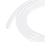 sourcing map Tuyau Transparent PVC Tube Plastique Vinyle 10mm ID 12mm OD 1 Mètre Tuyau Souple Durite Flexible pour Tube d'Eau, Conduite d'Air