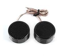 sourcing map Tweeter À Dômes 2 Pcs pour Voiture 120W 35mm Câble 20cm | Montage Flush Ou Surface, Ruban Adhésif Double Face, Montage Flexible, Installation Simple, Haute Fidélité