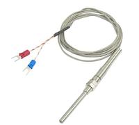 sourcing map Type K 50x5mm 0-500°C Capuchon Capteurs Thermocouple 1.5M