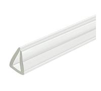 sourcing map U Canal Bord Garniture, 4,9 ft Longueur Caoutchouc Garde Joint Bande Bord Protecteur pour 6-7 mm Bord, (19/32" W x 25/64" H) Clair