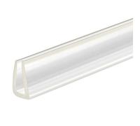 sourcing map U Canal Bord Garniture, 4,9 ft Longueur Caoutchouc Garde Joint Bande Bord Protecteur pour 4-5 mm Bord, (9/16" W x 5/16" H) Clair