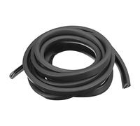 sourcing map U Canal Bord Garniture, 6,5 ft Longueur Caoutchouc Garde Joint Bande Bord Protecteur pour 0,8-1,5 mm Bord, (15/64" W x 5/16" H) Noir