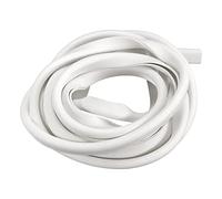 sourcing map U Canal Bord Garniture, 6,5 ft Longueur Caoutchouc Garde Joint Bande Bord Protecteur pour 1,5-2,5 mm Bord, (13/64" W x 5/16" H) Blanc