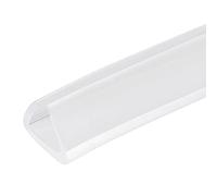 sourcing map U Canal Bord Garniture, 8,2 ft Longueur Caoutchouc Garde Joint Bande Bord Protecteur pour 15-16 mm Bord, (19/32" W x 25/32" H) Clair