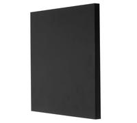 sourcing map UHMW Feuille de polyéthylène à poids moléculaire ultra élevé, 1,9 cm d'épaisseur, panneau en plastique HDPE dur pour planche marine, bricolage, contreplaqué marin, 20,3 x 20,3 cm, noir