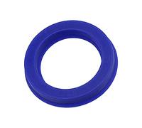 sourcing map UN Radial Arbre Joint 25mm ID x 35mm OD x 6mm Largeur PU Huile Joint Bleu