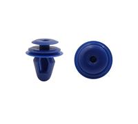 sourcing map Universal 40pcs 10mm Trou rivet en plastique bleu Habillage intérieur Clips porte voiture