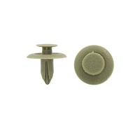 sourcing map Universal 6mm garniture en plastique beige boucle Rivets Clips fixation 20pcs pour SUV Voiture