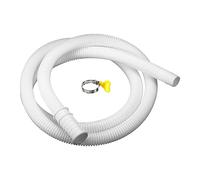 sourcing map Universel Climatisateur Drainage Tuyau 16mm ID 4.9ft avec PInce pour AC Unités Lave-linge, Blanc