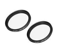 sourcing map UV Lentille Filtres 37mm Mince Cadre Multi-Recouvert Protectif Lentilles Filtre pour Caméra Photographie Paquet de 2