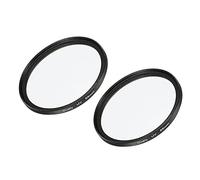 sourcing map UV Lentille Filtres, 55mm Mince Cadre Multi-Enduit Protectif Lentilles Filtre pour Camera Photographie Accessoires, Coffret de 2