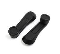 sourcing map Véhicule voiture automobile lève-vitre porte en plastique poignée manivelle 2pcs noir