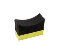 sourcing map Véhicule Voiture Pneu Professionnel Brillant pneus Tampon applicateur éponge Mousse incurvée