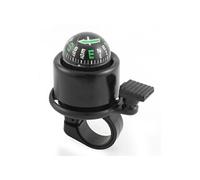 sourcing map- Vélo Guidon Dia 21mm Anneau Désign Compas Alarme Bell, Noir