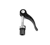 sourcing map- 1pcs VTT vélo serrage rapide selle boulon brochette Reliure 12.3cm noir