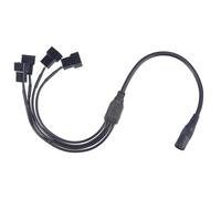sourcing map Ventilateur Alimentation Fourniture Câble DC 5.5mmx2.1mm à 4 Porte 3 Broche ou 4 Broche Sortie 13.8 Pouce