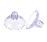 sourcing map Ventouse Ventouse sans crochet 19mm Diamètre Mur Cintre pour Maison Cuisine Salle bain Transparent PVC Paquet 30