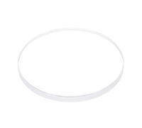 sourcing map Verre de Montre Cristal Transparent Lentille 40mm Diamètre 2.5mm Épais Rond Plat Minéral Haut Transmittance Rechange Pièce pour Réparation Horlogerie