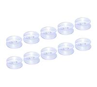 sourcing map Verre Table Dessus Entretoises, 30mm Dia. PVC Double Face Ventouse Ventouse Fenêtre Mur Cintre pour Maison Cuisine Salle Bain, Paquet de 20