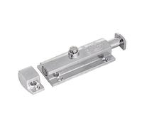 sourcing map Verrou Loquet Bouton Targette Boulon de porte automatique à ressort en acier inoxydable de sécurité de fenêtre