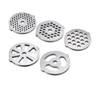 sourcing map Viande Broyeur Plate 3mm 5mm 7mm Acier Inox Hachoir pour Broyeurs 1 Ensemble