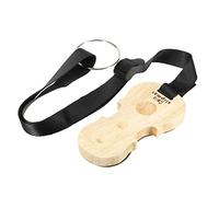 sourcing map Violoncelle Terminal-Broche Bouchon Bois Antidérapant Violoncelle Terminal Broche Support, Violoncelle Plancher Protection 4 Trous avec Réglable 60cm Courroie