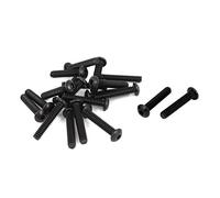 sourcing map Vis À Tête Bouton #6-32X3/4" 10.9 En Alliage Acier Rapide Unc 21Pcs