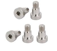 sourcing map Vis Épaule 12 mm diamètre 10mm Longueur épaule Filet M10 5PCS