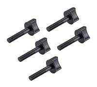 sourcing map Vis Moletée Tige en plastique Filetage Partiel Métrique Pour Avion RC M6x20mm 30mm 5Pcs