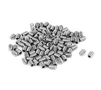 sourcing map Vis Pointeau Conique Inox M3x5mm Pour Poignée De Porte 100pcs | Vis Sans Tête Hexagonale