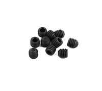 sourcing map Vis sans tête à six pans creux M3x3mm en métal pour pièce de rechange de voiture modèle RC 10Pcs noir