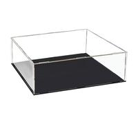sourcing map Vitrine en acrylique transparent étanche à la poussière pour objets de collection 30 x 25 x 15 cm