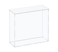 sourcing map Vitrine en plastique acrylique pour objets de collection Transparent 31 x 11 x 31 cm