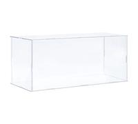 sourcing map Vitrine en plastique transparent à assembler étanche à la poussière 36 x 16 x 15,5 cm