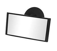 sourcing map Voitture véhicule Ajustable rectangulaire Stationnement Rétroviseur noir avec Ventouse