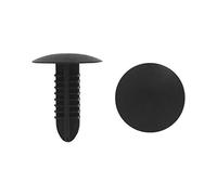 sourcing map Voiture rivet en plastique fixation aile bouclier noir clip Retenue 5 x 5mm Trou 40pcs