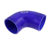 sourcing map Voiture Système De Refroidissements 70mm Diamètre Intérieur 90 Degré Coude Tuyau Silicone Réducteur Bleu