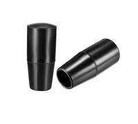 sourcing map Volant M12 Femelle Filetage Main Poignée Plastique 60mm Long 2Pcs