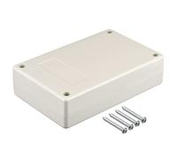 sourcing map Waterproof Jonction Boîte 125x80x32mm ABS pour Électrique Projet Gris Paquet de 2