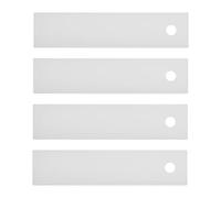 sourcing map WE1M504 Sécheuse Tambour Roulement Glissières Plastique Blanc pour WE1M333 WE1M504 Sécheuses Lot de 4