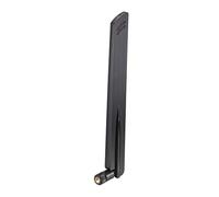 sourcing map WiFi Antenne 15dBi RP-SMA/RP-SMA Mâle Omnidirectionnel Compatible avec Bluetooth/Zigbee Antenne Type Noir 2.4/5.8GHz RP-SMA Mâle