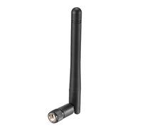 sourcing map WiFi Antenne 3dBi 2.4/5.8GHz SMA/RP-SMA Mâle Omnidirectionnel Bi-Bande 110mm Pliant Compatible avec Bluetooth/Zigbee Antenne Noir SMA Mâle