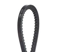 sourcing map XPZ887 Courroies Trapézoïdales Courroie Transmission 887mm Pas Longueur Caoutchouc pour Alimentation Transmission