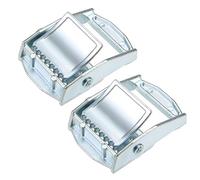 sourcing map Zinc Alliage Boucle à Came Verrou pour 25mm 2Pcs Argenté | pour 25mm Sangle d᾿Arrimage