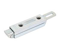 sourcing map 124mmx21mmx19.5mm zingué glisser du verrou de l'entrée claquer Locker