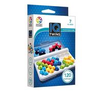 SmartGames – Jeu de logique IQ Twins – Enfant 7+ – 120 défis – Compact – Plateau et pièces incluses