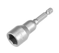 Sourcingmap 1/10,2 cm Changement rapide Tige CR-V 13 mm magnétique Écrou Setter, 6,3 cm Longueur
