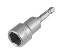 Sourcingmap 1/10,2 cm Changement rapide Tige CR-V 15 mm magnétique Écrou Setter, 6,3 cm Longueur