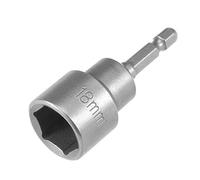 Sourcingmap 1/10,2 cm Changement rapide Tige CR-V 18 mm magnétique Écrou Setter, 6,3 cm Longueur