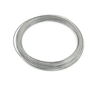 sourcingmap 1 mm Dia 7 x 7 Longueur 25 m Flexible en acier inoxydable Fil de câble pour moudre